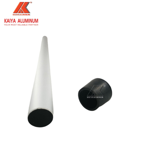 clothing tube rond en aluminium pour fauteuil, 25mm, housse en caoutchouc <span class=keywords><strong>noir</strong></span>, cafa guinée chaise d'extérieur, pied de f - Product Image 2