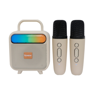 Altavoz Bluetooth Portátil para <span class=keywords><strong>Karaoke</strong></span> con 2 Micrófonos y Luces RGB - Altavoz Inalámbrico Portátil para <span class=keywords><strong>Karaoke</strong></span>, Fiestas, Uso Doméstico ODM - Product Image 1
