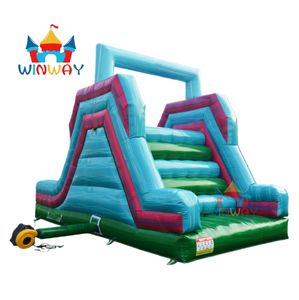 <span class=keywords><strong>Prix</strong></span> d'usine, toboggan gonflable irisé, combinaison d'échelle d'escalade et de toboggan sec, ensemble de toboggan d'escalade bleu vert, jeu pour enfants pour location de fête - Product Image 6