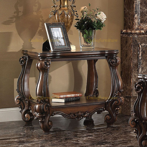 Ghế Sofa Phòng Khách Thiết Kế Kiểu Mỹ Trung Cổ Bộ Ghế Sofa Bọc Vải Cấu Trúc Bằng Gỗ Chạm Khắc Bằng Tay Sang Trọng - Product Image 5