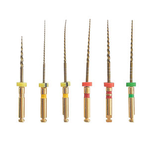 6 pièces/paquet, série or, limes dentaires endodontiques en or NITI, coniques rotatives SX/S1/S2/F1-F3 19/21/25MM, équipement de machinerie CE utilisé pour la dentisterie - Product Image 5