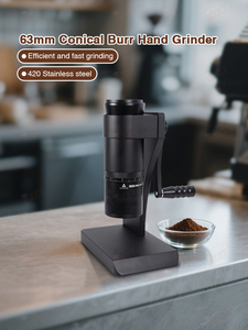 <span class=keywords><strong>Molinillo</strong></span> de Café Manual con rebabas cónicas con revestimiento de titanio de diente fantasma de 63mm, <span class=keywords><strong>molinillo</strong></span> de café Manual con tolva de 18g en 30 segundos y 100g - Product Image 6