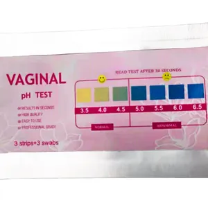 Las mujeres pH tiras de prueba 3,0-7,0 Monitor prevenir la infección Vaginal femenino Vaginal tarjeta de prueba