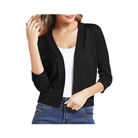 Cardigan tricoté court Offre Spéciale avec logo avant Style formel pour la saison de printemps disponible pour la vente en gros
