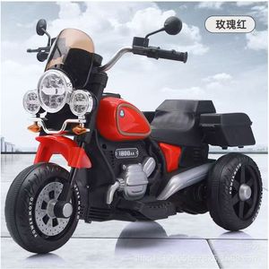 Children Electric Motorcycle Battery Powered Rechargeable Remote Control Dual Drive Toy For Kids 2-4 Years Blue - Product Image 4