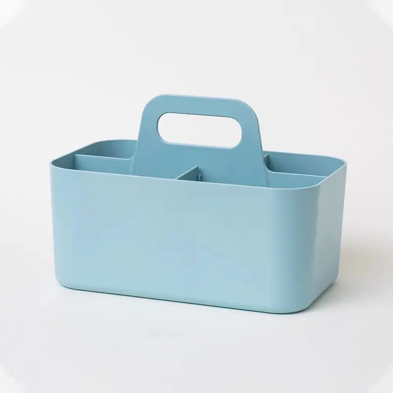 MDesign Organizer penyimpanan kamar mandi, Portable Baby Shower plastik Organizer penyimpanan Caddy dengan pegangan