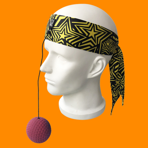 Ballon de réflexe de boxe pour l'entraînement de la vitesse avec construction en ABS et caoutchouc et bandeau en silicone pour une utilisation en extérieur et en <span class=keywords><strong>voyage</strong></span> - Product Image 4