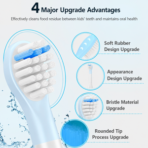 Têtes de brosse de rechange à poils doux pour enfants, compatibles avec la brosse à dents électrique Phi Sonic HX2472 HX2032 HX2431 HX2461 HX2471 - Product Image 2