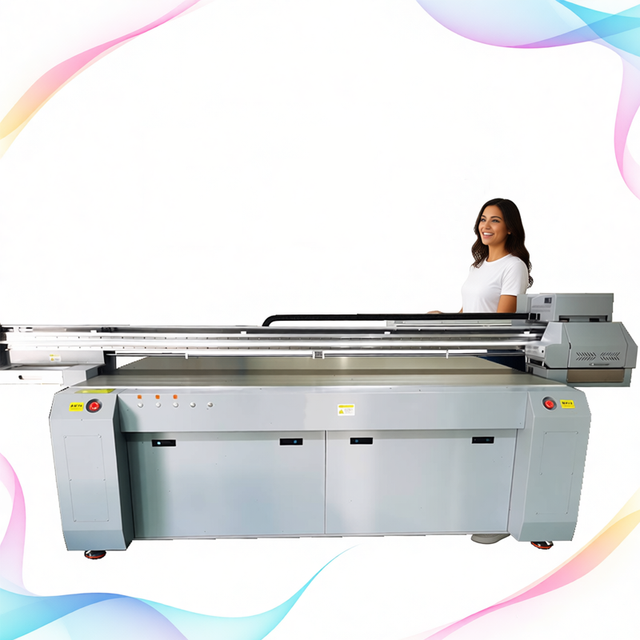 Custom High Quality Flatbed Printer Uv 2513 Epson Oem Flatbed Printer I3200 Printhead  Easy to Operate Printing Machine