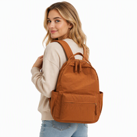 Sac à dos décontracté imperméable pour le voyage et le sport - Tissu en nylon unisexe grande capacité construction légère polyester arqué