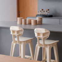 Chaise de bar pliable moderne et minimaliste Wintop avec poignée, en contreplaqué, 6 couleurs, pour hôtel et salle de sport, utilisation en extérieur