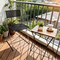 Sillas de Comedor con Estructura de Hierro, Estilo Bahaus, para Cafetería, Restaurante, Hotel