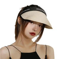 저렴한 도매 패션 단색 여름 해변 하와이 Vaion 하이 퀄리티 Sunhat 밀짚 모자 여성을위한