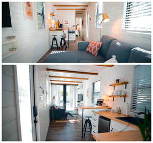 บ้านสำนักงานสำเร็จรูปเหล็กแบบถอดประกอบได้ ดีไซน์หรูหราทันสมัย ปรับขนาดได้ตามต้องการ - Product Image 3