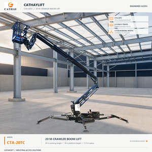 Plataformas Elevadoras Articuladas Todoterreno Eléctricas CATHAY CE Sin Marcas, Elevadores de Brazo Articulado Tipo Oruga en Venta - Product Image 5