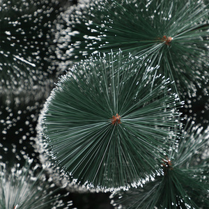 High Quality Green Artificial <b>Christmas</b> <b>Tree</b> Snow <b>Flocking</b> Pine Needles Metal Stand 3-8ft Indoor Atmosphere Layout Scene Dress - Product Image 5