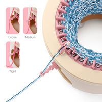 Offre Spéciale Smart Weaver Kit de tricotage Machine surdimensionnée 32 Aiguilles Machines à tricoter les chaussettes Machines à tricoter circulaires pour les enfants