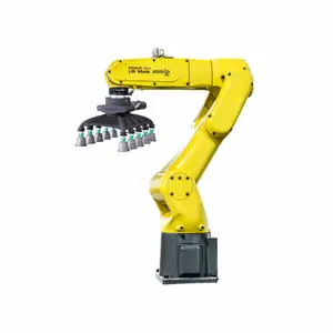Fanuc LR Mate 200iD/7L Robot Automation With Schmalz 10KG Lightweight Robotic Gripper As Small 6 Axis Industrial Robot Arm