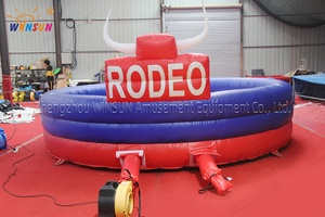 WINSUN Nuevo y Popular <span class=keywords><strong>Juego</strong></span> Deportivo Inflable Comercial de Toreo del Salvaje Oeste para Adultos - Product Image 6