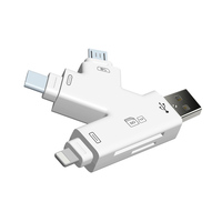 Lector de tarjetas USB OTG para tarjetas SD TF MicroSD Lector de tarjetas USB OTG SD TF MicroSD