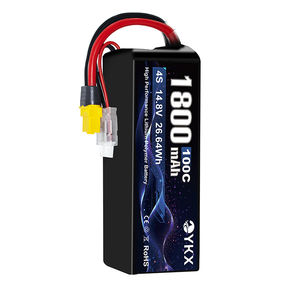 Lipo Xt60 T-Plug Batterij Voor Rc Uav & Rc Auto <span class=keywords><strong>2</strong></span> ~ 6S 1800Mah/2200Mah/2600Mah Drone Batterij Hoge Snelheid Lithium-Polymeer Batterij - Product Image 6
