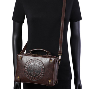 Sac à bandoulière en cuir PU gaufré style rétro nordique <span class=keywords><strong>Arbre</strong></span> de Vie Yggdrasil WJF29 pour femme, idéal pour cosplay, inspiré du monde médiéval viking - Product Image 1