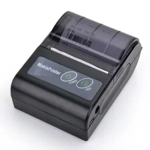 Mobile POS Systems Printer Mini 58mm Thermal Receipt and Label Printer for Restaurant Canteen Back Kitchen Delivery Warehouse