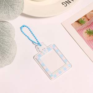 <span class=keywords><strong>Porte</strong></span>-clés personnalisé en gros, cadre <span class=keywords><strong>photo</strong></span> transparent à insérer, <span class=keywords><strong>porte</strong></span>-clés en acrylique vierge à faire soi-même - Product Image 2