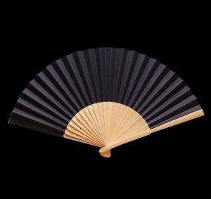 Abanicos de Mano Blancos para Boda, Plegables, de Bambú y Tela con Grabado Artesanal, Recuerdos para Invitados con Caja de Regalo - Product Image 3