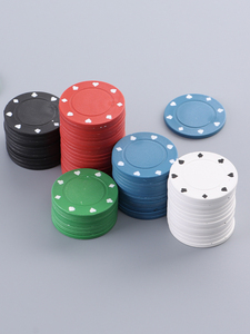 Fichas de Póker de Plástico PP YY Blank de 12g, 40mm, Multicolores Personalizadas, 200, 300 o 500 Piezas por Juego para Juegos de Casino - Product Image 5
