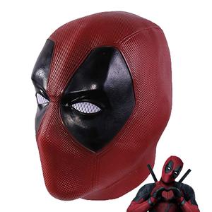 <span class=keywords><strong>Masque</strong></span> d'horreur Deadpool en latex intégral pour adulte, idéal pour Halloween et les soirées cosplay – Vente en gros - Product Image 5