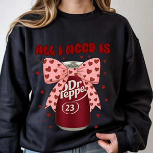 Todo lo que Necesito es <span class=keywords><strong>Dr</strong></span> Pepper, Transferencia Térmica con Diseño de Corazón de San Valentín, Impresión Personalizada para Camisetas, Tazas, Regalos de San Valentín - Product Image 3