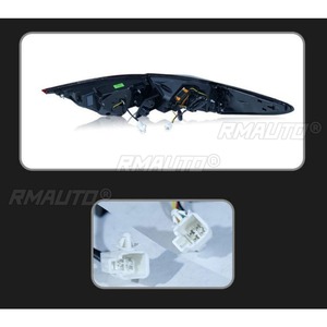 Feu arrière LED ABS gauche et droit, ensemble de feux latéraux et de feux de position, kit carrosserie pour Toyota Harrier 60 2012-2019 - Product Image 4