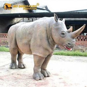 <span class=keywords><strong>My</strong></span> Dino XJ073 Disfraz de rinoceronte de animal que camina realista para actuación callejera - Product Image 1
