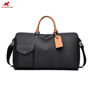 Fast Delivery <b>Leather</b> <b>Travel</b> Duffel <b>Bag</b> Water Resistant <b>Men</b> Women Sports Adjustable Strap Multi Pocket RTS Bulk Mixed Order - Product Image 1
