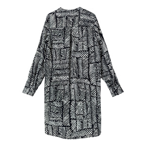 Vestido Camisero Midi Informal para Mujer, Diseño Nuevo de YiFeng Apparel 2024, Holgado, Manga Larga, Estilo Vintage, Elegante, Personalizado OEM - Product Image 1