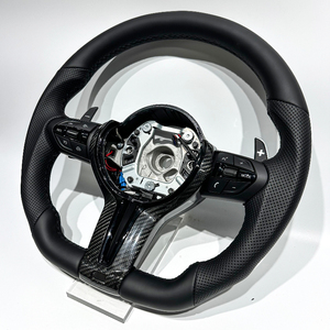 Volante de Cuero Completo de 3 Radios para <span class=keywords><strong>BMW</strong></span> F10 F22 F82 <span class=keywords><strong>F20</strong></span> F30 F32 M3 F80 M4 F82 M2 F87, Envío Gratis desde EE. UU. - Product Image 5