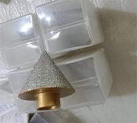 20/35/50mm M14 Filetage Brasé Diamant Chanfrein Cône Carrelage Fraise Forets pour Trous de Sortie Agrandissement Polissage