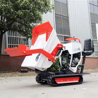 Livraison gratuite!!!Mini Dumper Track 0.5 tonnes 0.8 tonnes Brouette Mini Crawler Dumper EPA CE à vendre