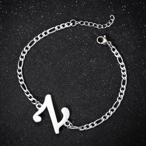 <span class=keywords><strong>Precio</strong></span> justo y joyería <span class=keywords><strong>de</strong></span> moda Fabricación <span class=keywords><strong>de</strong></span> dijes iniciales Pulsera <span class=keywords><strong>esclava</strong></span> estilo Cadena <span class=keywords><strong>de</strong></span> <span class=keywords><strong>acero</strong></span> - Product Image 3