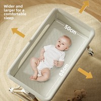 Nouveau berceau pour bébé en alliage d'aluminium, taille Queen, modulable, mobile, portable, multifonctionnel, moderne, pour usage extérieur et hospitalier
