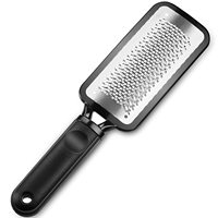 Grattoir de pieds professionnel, 1 pièce, en acier inoxydable, pour pédicure, peau dure, lime à callosités