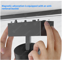 Rail d'éclairage magnétique Surface encastrée Rail d'éclairage magnétique 48V Accessoires d'éclairage magnétique