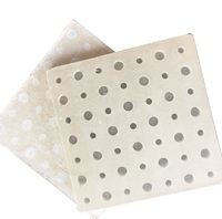 Haute qualité 12mm d'épaisseur papier face renforcé plaques de plâtre carré plafond décorations d'hôtel