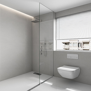 Système de drain de douche invisible noir mat de 12 pouces avec insert pour carrelage, en acier inoxydable, pour salle de bain de style industriel - Product Image 3