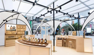 Chiosco cosmetico su misura decorazione di Design interno del centro commerciale chiosco espositore per trucco chiosco cosmetico - Product Image 6