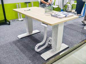 दोहरी मोटर धातु 200 किलोग्राम लोड इलेक्ट्रिक उच्च समायोज्य डेस्क फ्रेम स्थायी डेस्क पैर के लिए स्थायी डेस्क पैर - Product Image 3