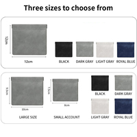 Sac de rangement pliable en PU de petite taille pour écouteurs, organiseur de câbles numériques et de bijoux, pratique et de qualité