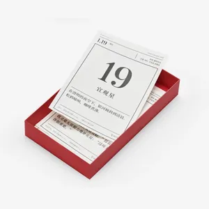 2021 kalender druck neue design reißen 365 täglichen seiten advent schreibtisch kalender für planer