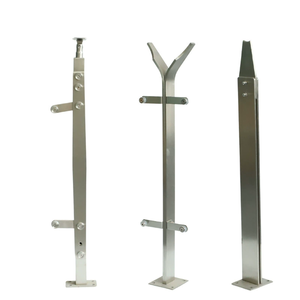 304 thép không gỉ cột hiện đại trang trí nội thất tay vịn cho trung tâm mua sắm lan can kỹ thuật cầu thang cột lan can - Product Image 4